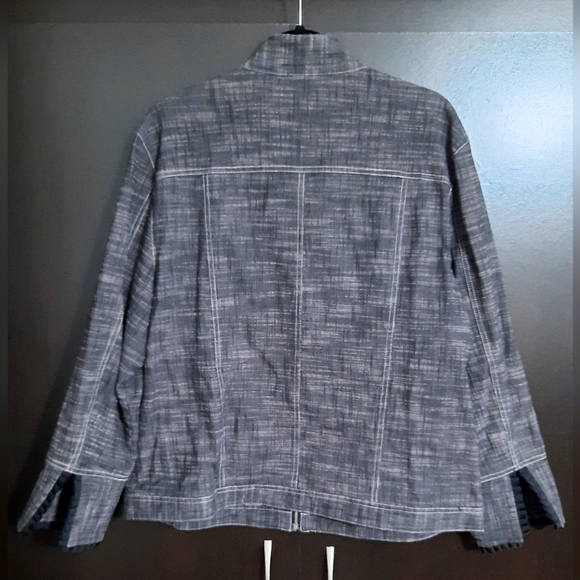 Mac +Jac Woman Black Denim Jacket - Picture 2 of 11